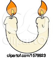 Poster, Art Print Of Burning The Candle At Both Ends Cartoon