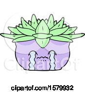 Poster, Art Print Of Cartoon Crying House Plant