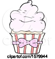 Poster, Art Print Of Cartoon Fancy Cupcake