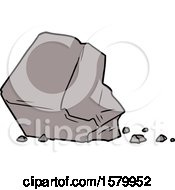 Cartoon Large Rock by lineartestpilot