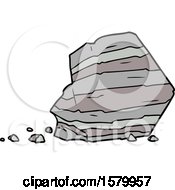 Cartoon Large Rock by lineartestpilot