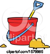 Cartoon Bucket And Spade by lineartestpilot