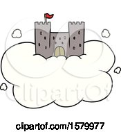Poster, Art Print Of Cartoon Castle In Sky