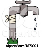 Cartoon Old Water Tap by lineartestpilot