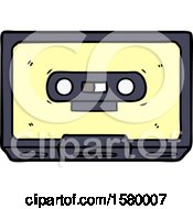 Cartoon Old Cassette Tape by lineartestpilot