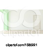 Clipart Of A 3d Room Interior Royalty Free Illustration