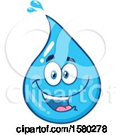Poster, Art Print Of Water Drop Mascot Character