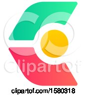Clipart Of A Letter C Crypto Currency Design Royalty Free Vector Illustration by elena