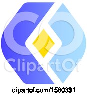 Clipart Of A Letter C Crypto Currency Design Royalty Free Vector Illustration by elena