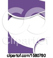 Poster, Art Print Of Purple And White Background