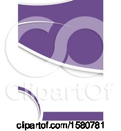 Clipart Of A Purple And White Background Royalty Free Vector Illustration
