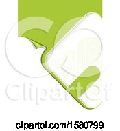 Poster, Art Print Of Green And White Background