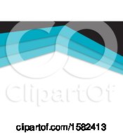 Clipart Of A White Black And Blue Business Card Or Background Design Royalty Free Vector Illustration