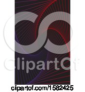 Poster, Art Print Of Background Of Red And Purple Waves