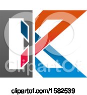 Clipart Of A Letter K Logo Design Royalty Free Vector Illustration by Vector Tradition SM