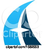 Clipart Of A Letter A Logo Design Royalty Free Vector Illustration
