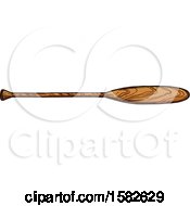 Poster, Art Print Of Sketched Boat Paddle Oar