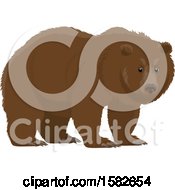 Clipart Of A Bear Royalty Free Vector Illustration