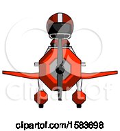 Poster, Art Print Of Black Football Player Man In Geebee Stunt Plane Front View