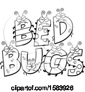 Poster, Art Print Of Lineart Bed Bugs Design