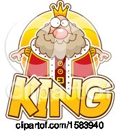 Poster, Art Print Of Chubby King Over Text