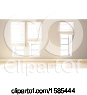 Poster, Art Print Of 3d Empty Room Interior