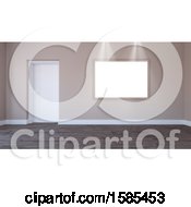 Poster, Art Print Of 3d Empty Room Interior