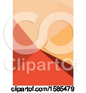 Poster, Art Print Of Red And Orange Geometric Background