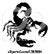 Poster, Art Print Of Silhouetted Scorpion