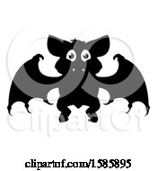 Poster, Art Print Of Silhouetted Vampire Bat