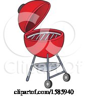 Poster, Art Print Of Red Bbq Grill