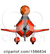 Poster, Art Print Of Orange Clergy Man In Geebee Stunt Plane Front View