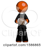 Poster, Art Print Of Orange Clergy Man Giving Football To You