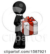 Poster, Art Print Of Black Clergy Man Giving A Present