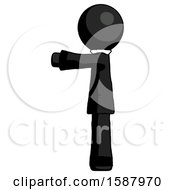 Poster, Art Print Of Black Clergy Man Pointing Left