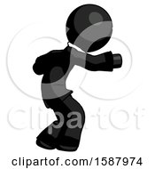 Poster, Art Print Of Black Clergy Man Sneaking While Reaching For Something