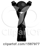 Black Clergy Man Hands Up