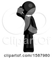 Poster, Art Print Of Black Clergy Man Soldier Salute Pose
