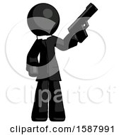 Poster, Art Print Of Black Clergy Man Holding Handgun