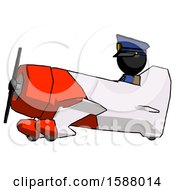 Poster, Art Print Of Black Police Man In Geebee Stunt Aircraft Side View