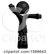 Poster, Art Print Of Black Clergy Man Directing Traffic Right