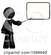Poster, Art Print Of Black Clergy Man Giving Presentation In Front Of Dry-Erase Board