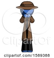 Blue Detective Man Laugh Giggle Or Gasp Pose
