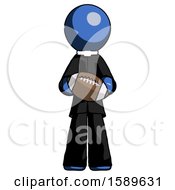 Poster, Art Print Of Blue Clergy Man Giving Football To You