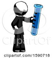 Poster, Art Print Of Ink Clergy Man Holding Large Test Tube