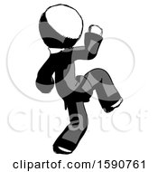 Poster, Art Print Of Ink Clergy Man Kick Pose Start