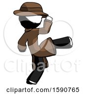 Ink Detective Man Kick Pose