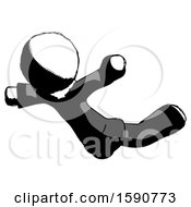 Poster, Art Print Of Ink Clergy Man Skydiving Or Falling To Death