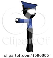 Poster, Art Print Of Ink Police Man Pointing Left