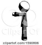 Poster, Art Print Of Ink Clergy Man Pointing Left